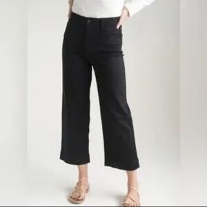 Carly Jean Los Angeles CJLA Mer Wide Leg Jean Black size 15